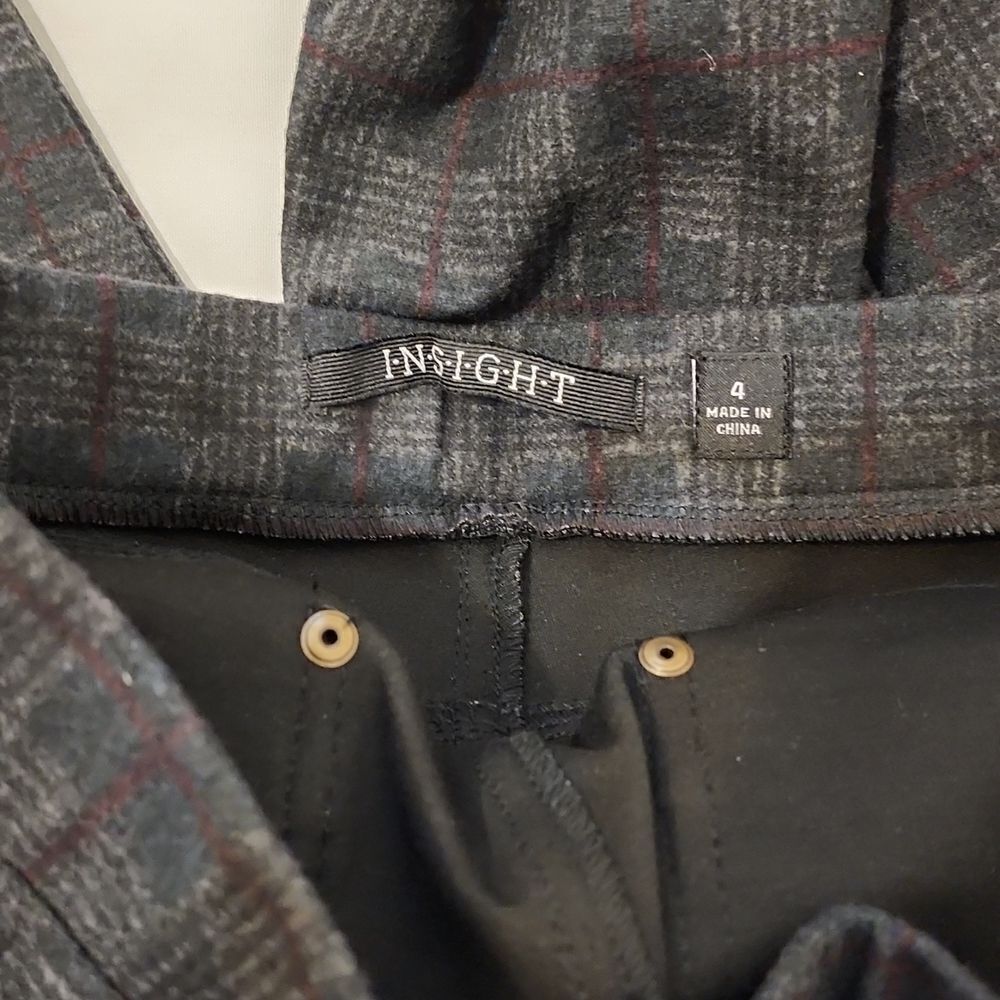 Insight plaid pants size 4‎ - Picture 7 of 10